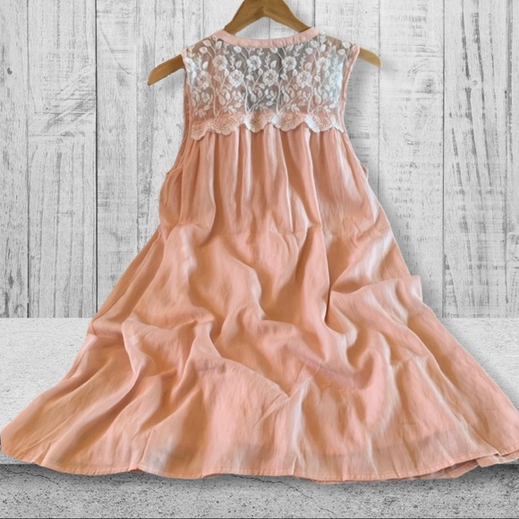 Bohemian Lace Layering Tank Dress - Picture 3 of 3